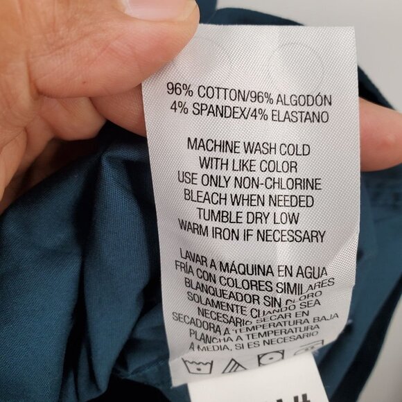 Ben Sherman Palm Tree Shirt Slim Pocket Button Down Short Sleeve Stretch Mens XL - Picture 5 of 10